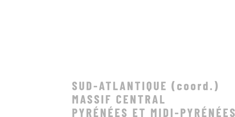 Logos des conservatoires botaniques nationaux Sud-Atlantique, Massif Central, Pyrénées et Midi-Pyrénées
